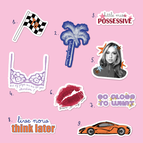 pack stickers tate mcrae