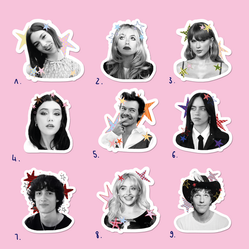 pack stickers faces