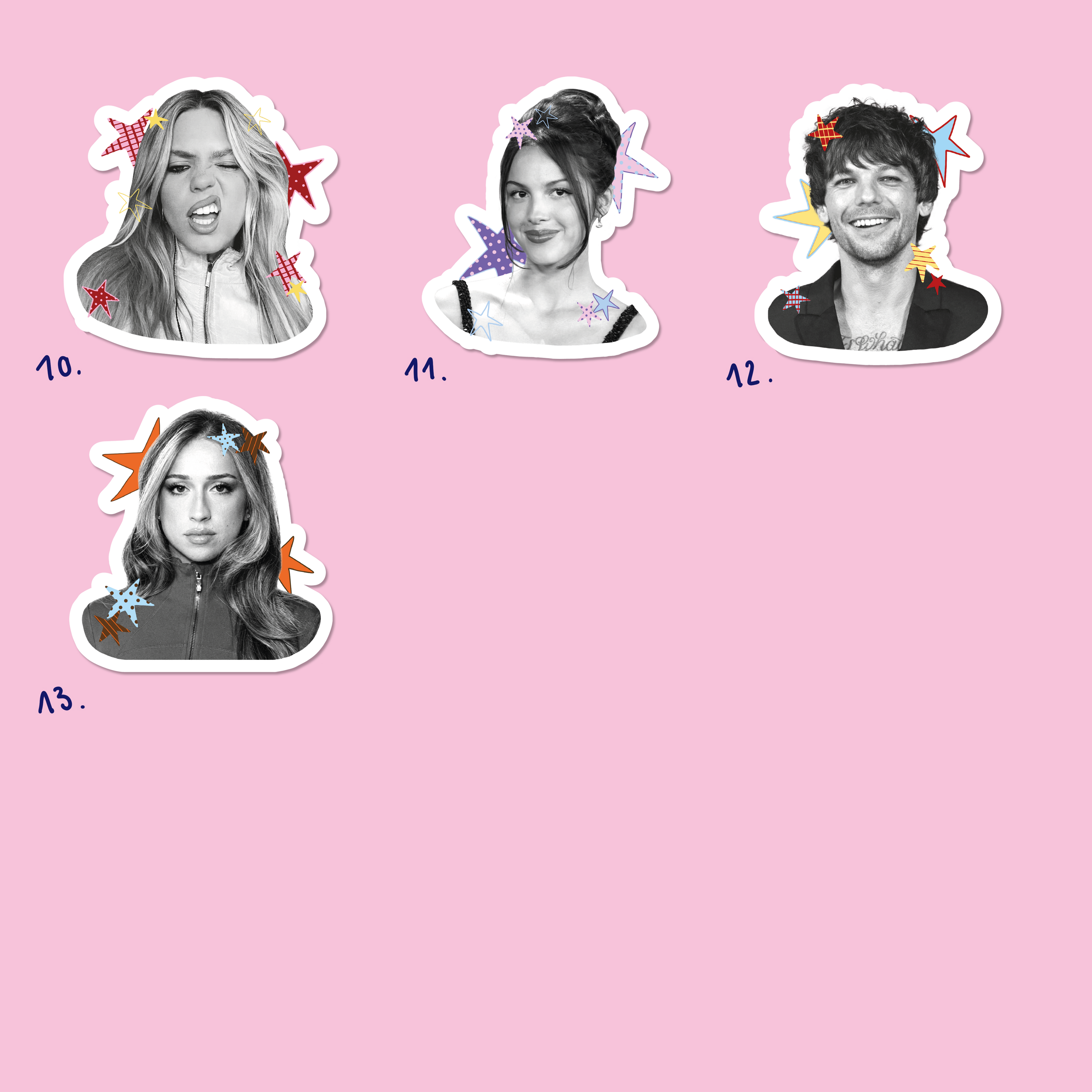 pack stickers faces