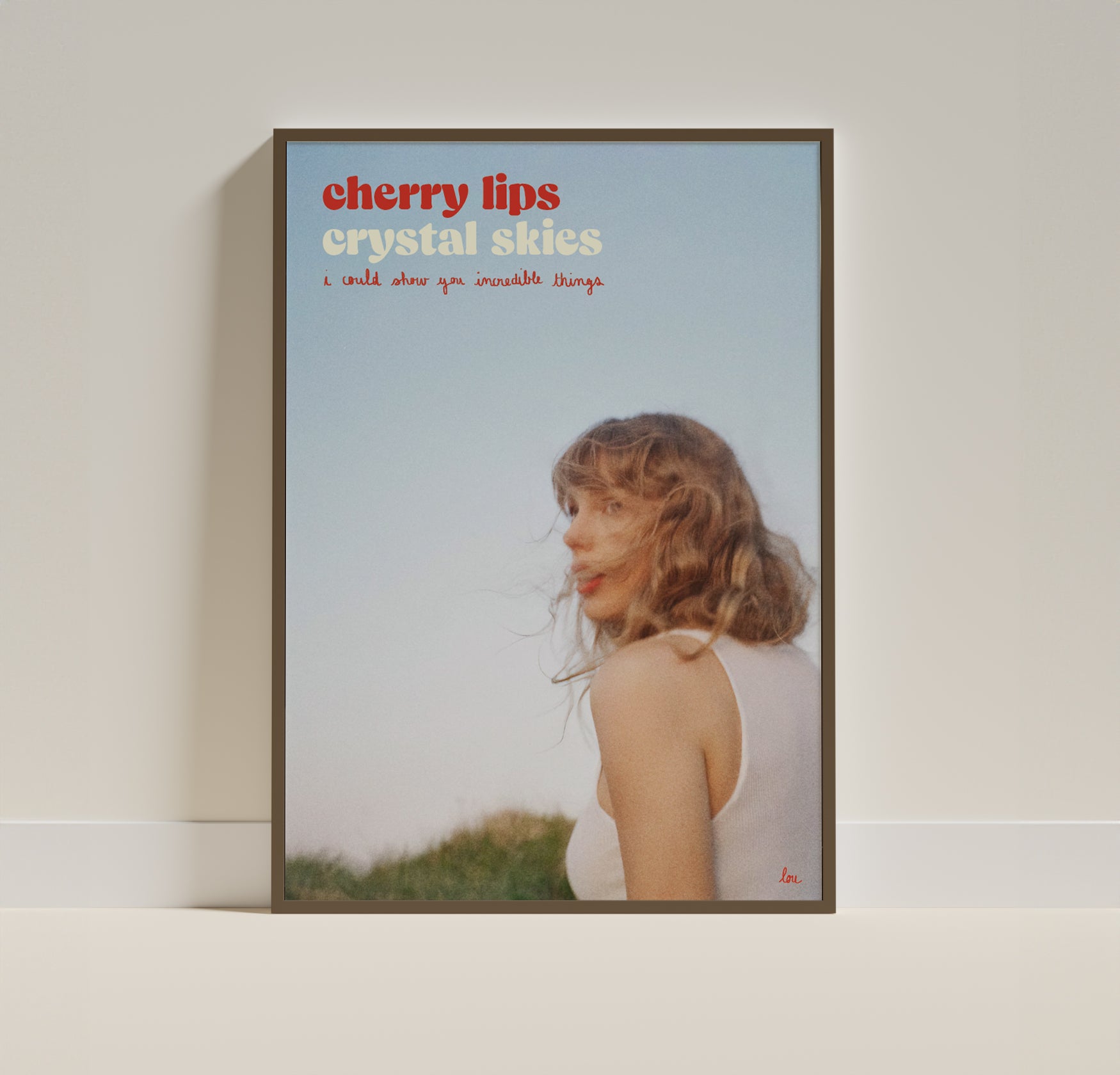 affiche "blank space" taylor swift