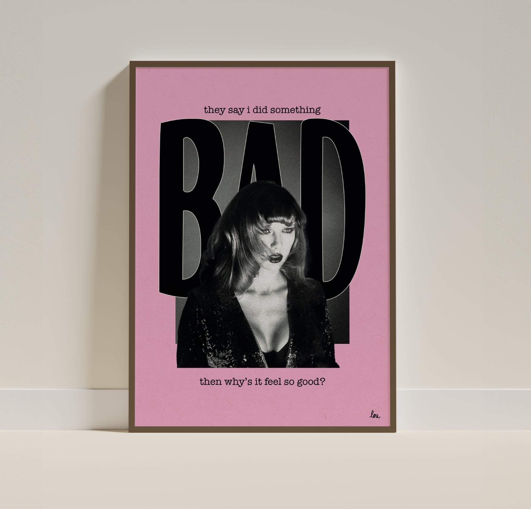 affiche "i did something bad" taylor swift