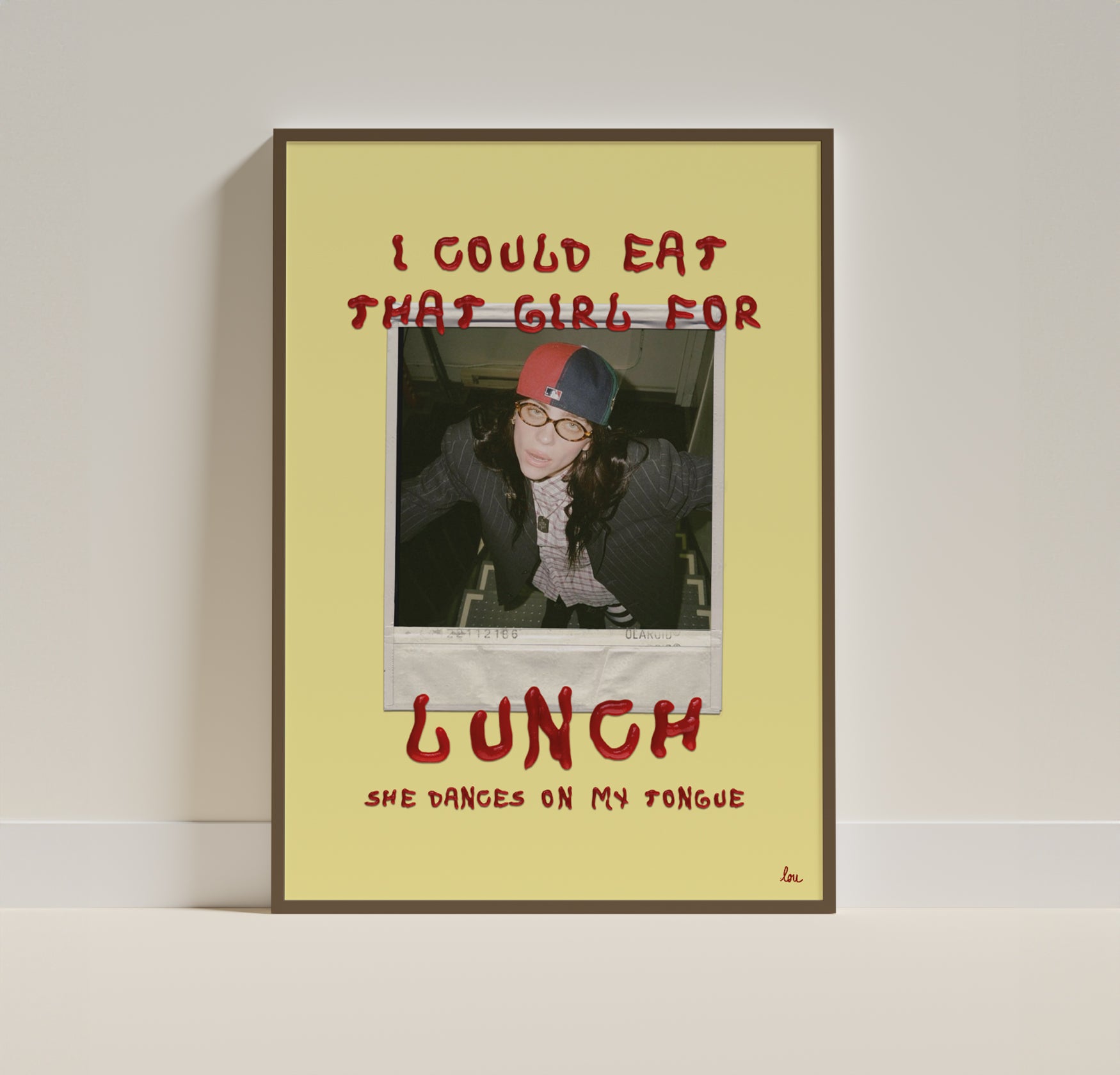 affiche "lunch" billie eilish