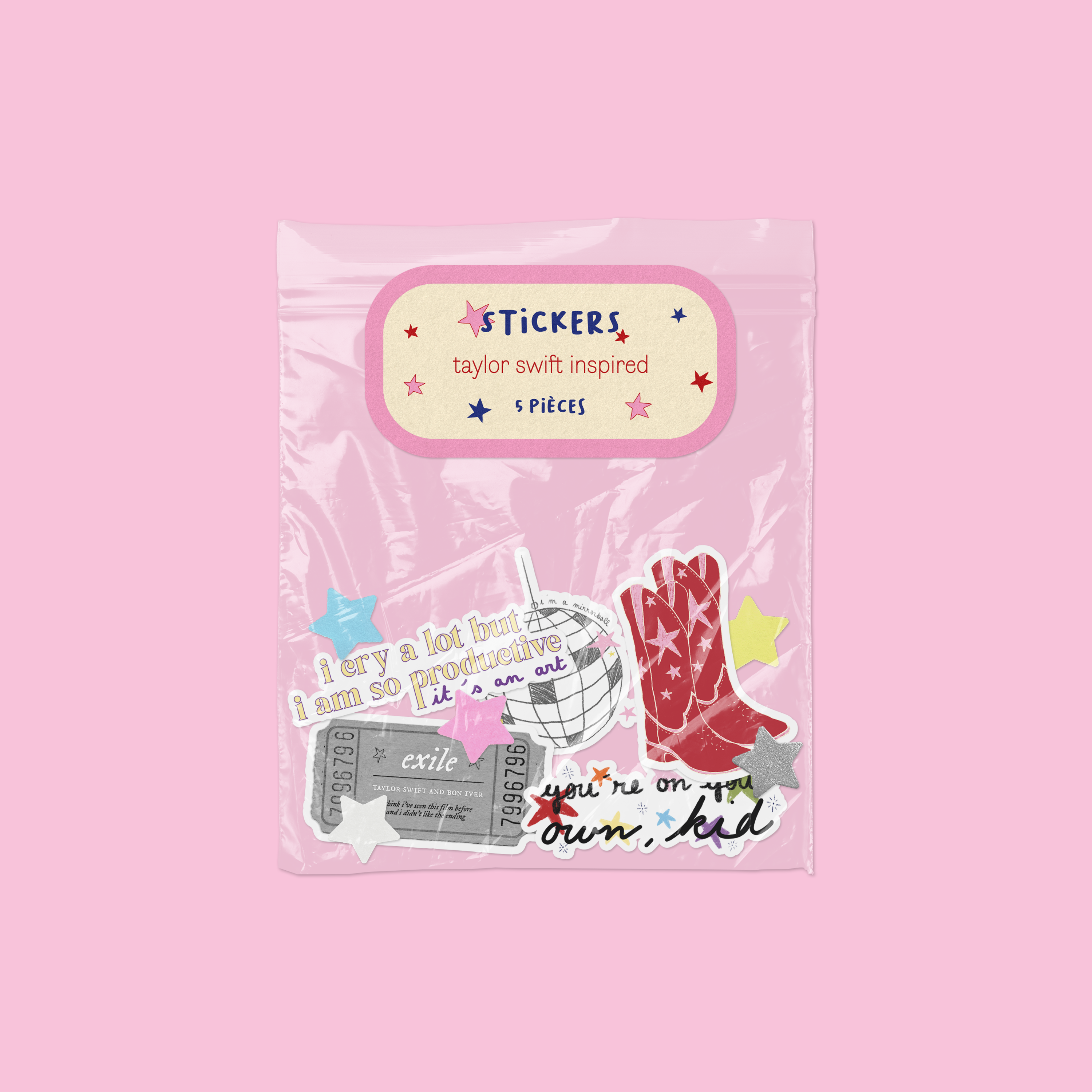 pack stickers taylor swift