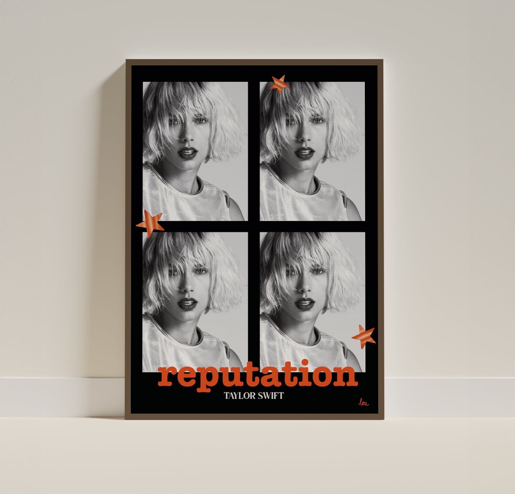 affiche "reputation" taylor swift