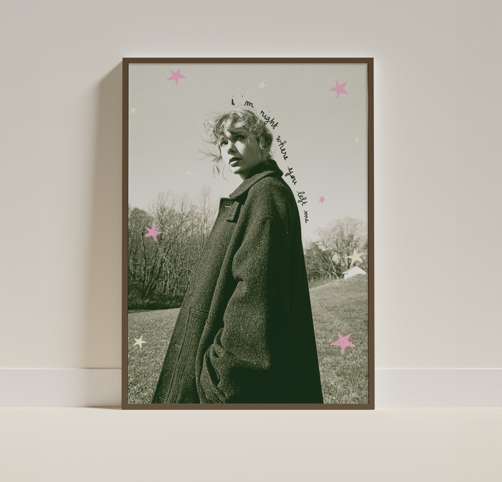 affiche "right where you left me" taylor swift