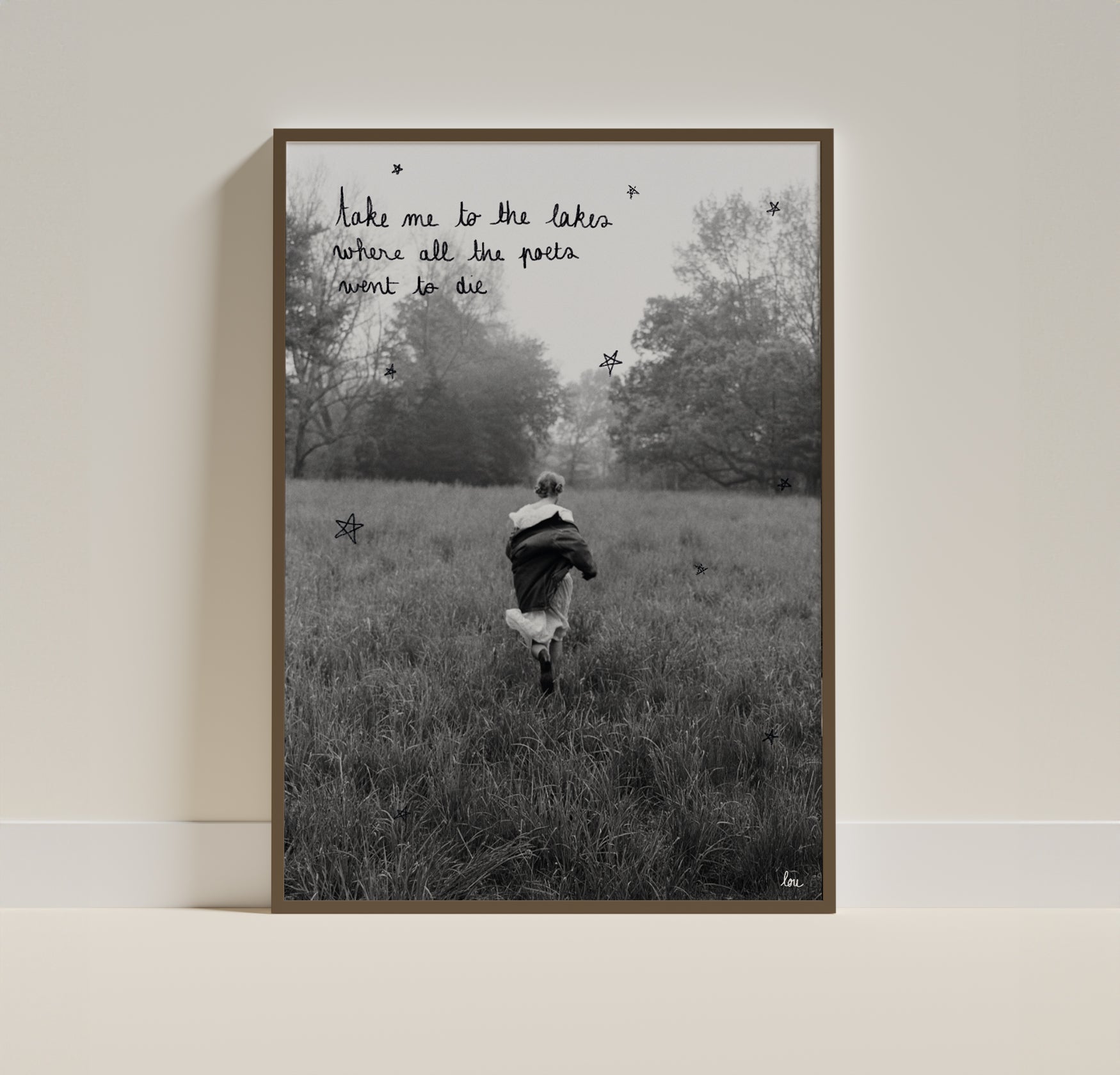 affiche "the lakes" taylor swift